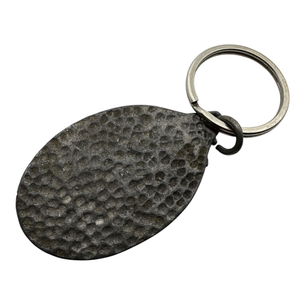 Vintage Pewter Canada Moose‎ Keychain – Oval 2” Souvenir - Picture 3 of 4